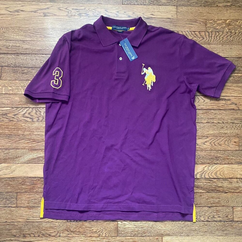 Polo Ralph Lauren Men's Purple Polo-shirts